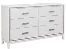 ALMERA GLITTER WHITE DRESSER